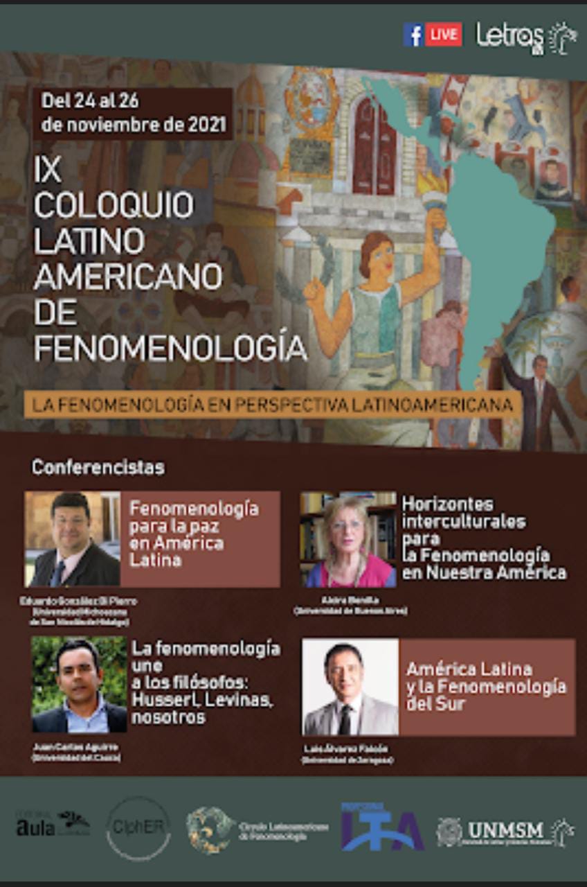 Ix Coloquio Latinoamericano De Fenomenolog A C Rculo Peruano De