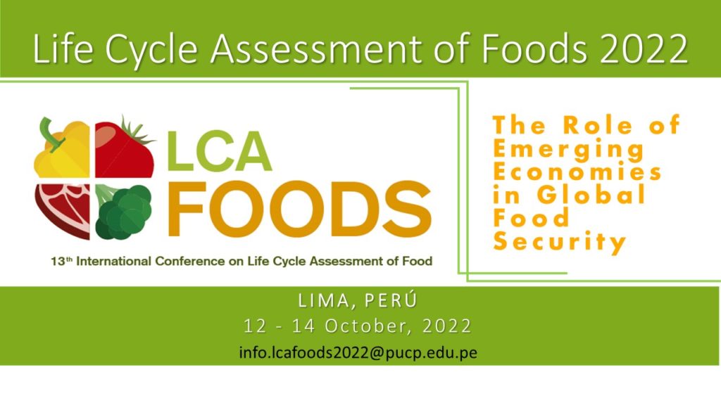 Lanzamiento de la conferencia internacional LCA of Foods 2022