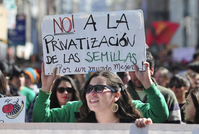 Manifestación, No a la Ley Monsanto